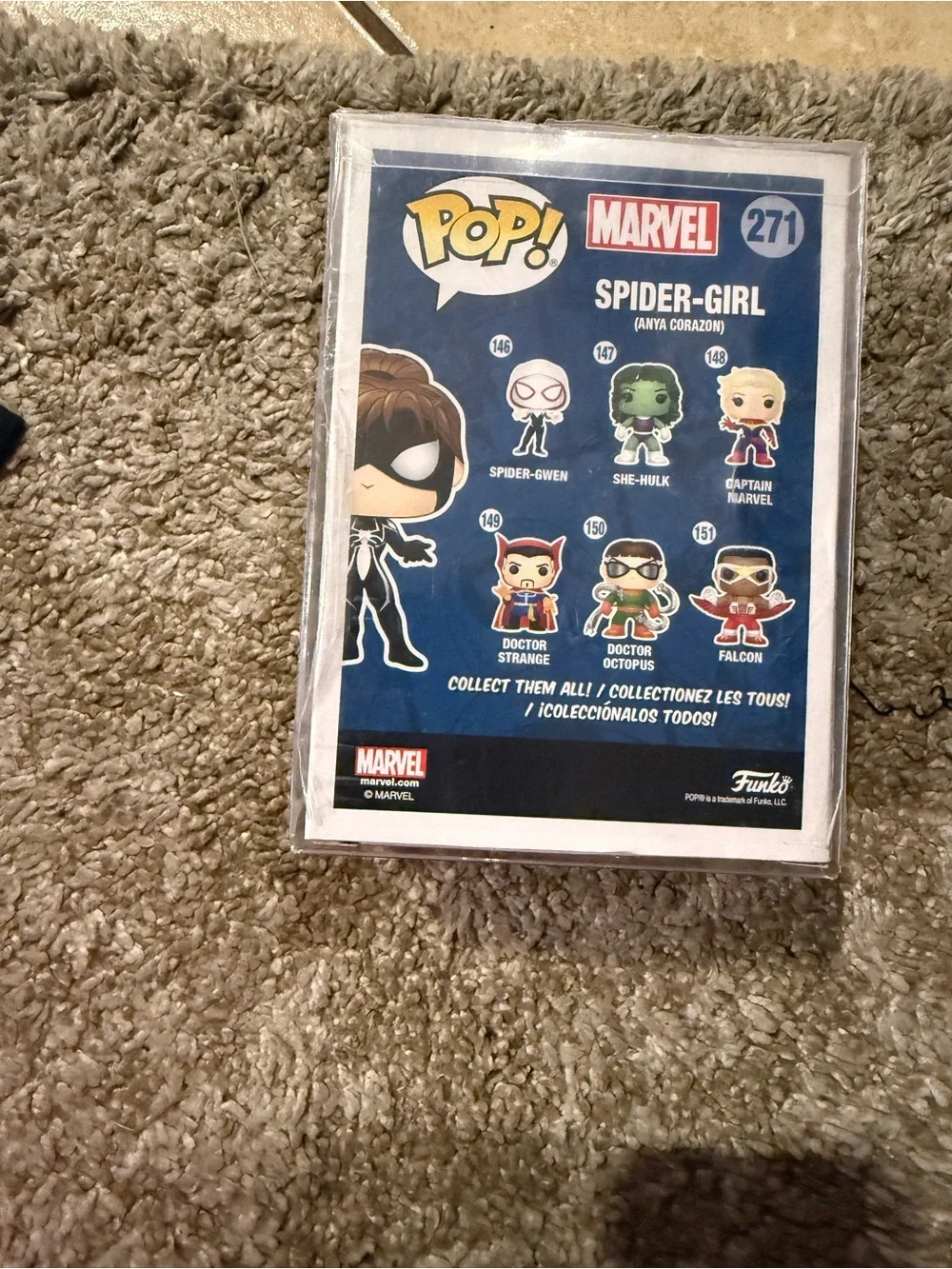 Marvel Spider-Girl (Anya Corazon) Black Pop! Vinyl #271 Funko